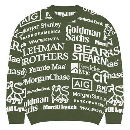 Financial Crisis Sweater