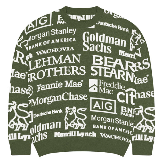 Financial Crisis Sweater